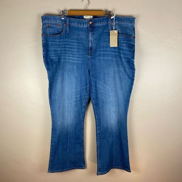 Madewell NWT Cali Demi/boot Tall denim jeans W37 - Picture 1 of 13